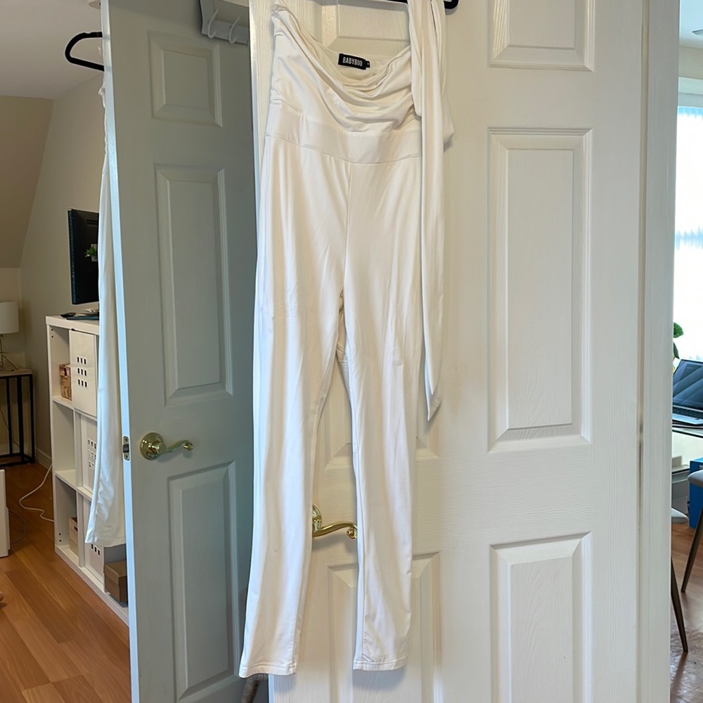 Strapless romper sexy